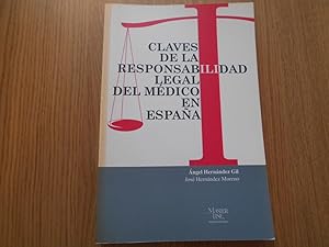 Imagen del vendedor de Claves de la responsabilidad legal del mdico en Espaa. a la venta por Librera Camino Bulnes