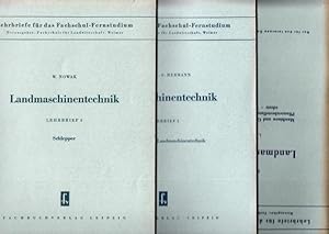 Imagen del vendedor de Landmaschinentechnik. Konvolut Lehrbrief 2 - Lehrbrief 7 in 6 Teilen. Enthalten sind: Nr. 2: Grundlagen der Landmaschinentechnik. Nr. 3: Schlepper. Nr. 4: Schlepper. Nr. 5: Maschinen und Gerte zur Bodenbearbeitung. Nr. 6: Maschinen und Gerte fr die Dngerwirtschaft, Pflanzenbestellung, Pflanzenpflege, Ent- und Bewsserung. Nr. 7: Maschinen und Gerte fr die Ernte. a la venta por Antiquariat Carl Wegner