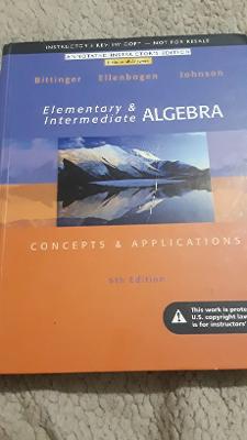 Seller image for Elementary and Intermediate Algebra: Concepts and Applications - Annotated Instructor's Edition (6th Edition) for sale by Text4less