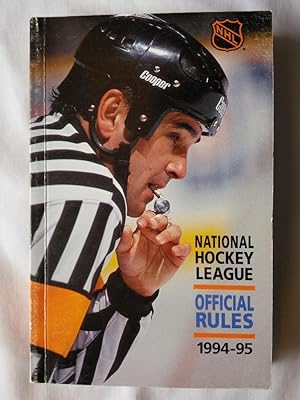 Imagen del vendedor de National Hockey League Official Rules 1994-95 a la venta por P Peterson Bookseller