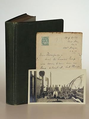 The photograph album of an Australian service member featuring 44 vernacular images documenting t...