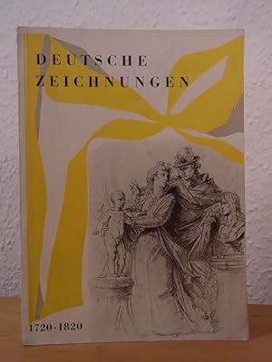 Bild des Verkufers fr Deutsche Zeichnungen. Der Brger und seine Welt 1720 - 1820. Ausstellung in Weimar 1958 - 1959 zum Verkauf von Antiquariat Weber