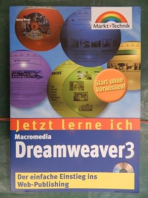 Immagine del venditore per Jetzt lerne ich Dreamweaver 3 venduto da Buchantiquariat Uwe Sticht, Einzelunter.