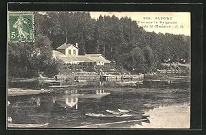 Carte postale Alfort, Vue sur la Baignade de St-Maurice