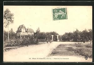 Carte postale Coeilly, Le Parc, Place de la Chanson