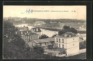 Carte postale Joinville le Pont, vue générale sur al Marne