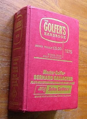 Immagine del venditore per The Golfer's Handbook 1975. venduto da Salopian Books