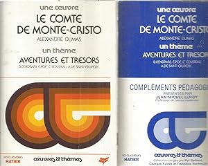 Image du vendeur pour Le comte de Monte-Christo et Aventures et tresors - avec complements pdagogiques mis en vente par Joie de Livre