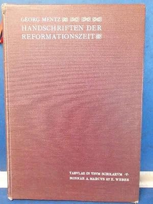 Bild des Verkufers fr Handschriften der Reformationszeit zum Verkauf von Eugen Kpper