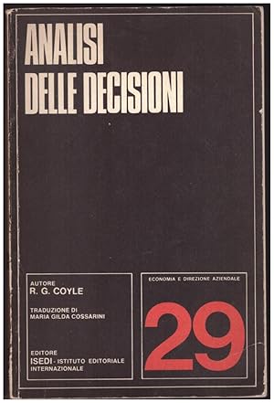 Seller image for ANALISI DELLE DECISIONI for sale by Invito alla Lettura