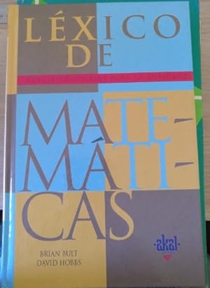 Seller image for LEXICO DE MATEMATICAS. for sale by Libreria Lopez de Araujo