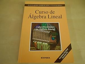 Imagen del vendedor de Curso de lgebra lineal. Libro electrnico de lgebra lineal. a la venta por Librera Camino Bulnes