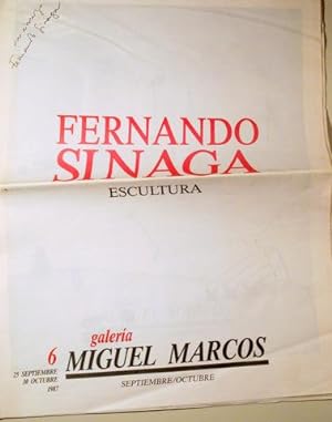 Immagine del venditore per FERNANDO SINAGA. ESCULTURA - Barcelona 1987 - Dedicado venduto da Llibres del Mirall
