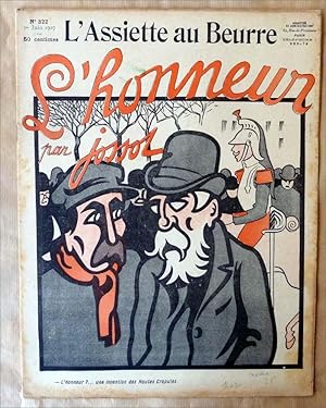 Seller image for L'Assiette au Beurre. L'Honneur. N322. for sale by librairie sciardet