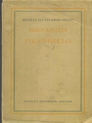 Immagine del venditore per Bibliografia di Pirandello venduto da Librodifaccia