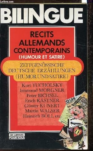 Bild des Verkufers fr Bilingue - Recits allemands comtemporains - (Humour et Satire) zum Verkauf von Le-Livre