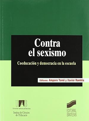 Imagen del vendedor de Contra el sexismo a la venta por Imosver