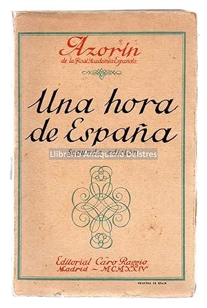 Bild des Verkufers fr Una hora de Espaa (entre 1560 y 1590). Segunda edicin. zum Verkauf von Llibreria Antiquria Delstres