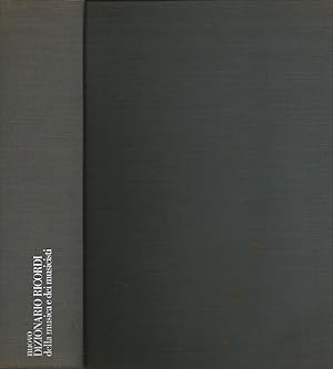 Seller image for Nuovo Dizionario Ricordi della musica e dei musicisti for sale by Di Mano in Mano Soc. Coop
