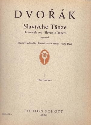 Slavische Tänze / Danses Slaves / Slavonic Dances (Klavier vierhändig (rev. Kurt Herrmann) Opus 4...