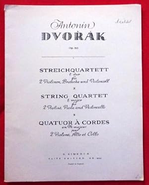 Streichquartett / String Quartet Op. 80 E dur / E major (Violino I + II, Viola I, Violoncello)
