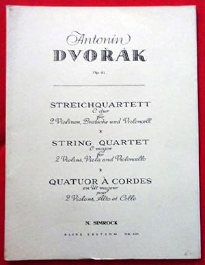 Streichquartett / String Quartet Op. 61 C dur / C major (Violino I + II, Viola I, Violoncello)