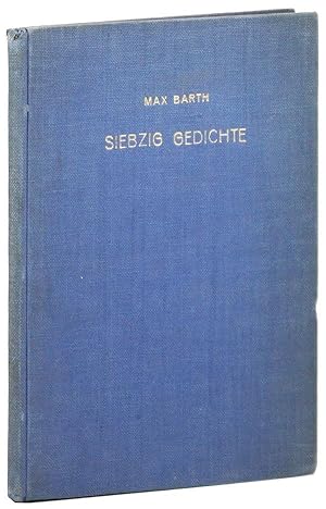Siebzig Gedichte [Typescript, with author's corrections]