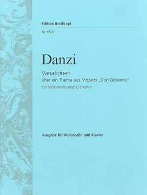 Bild des Verkufers fr Variationen ber ein Thema aus Mozarts 'Don Giovanni'fr Violoncello und Klavier zum Verkauf von AHA-BUCH GmbH