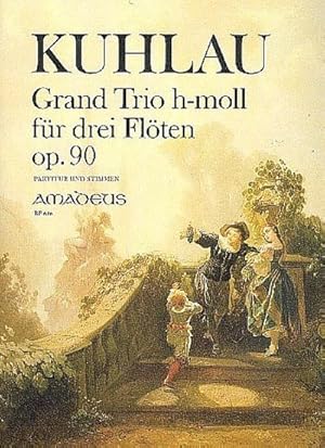 Bild des Verkufers fr Grand Trio h-moll op.90fr 3 Flten : Partitur und Stimmen zum Verkauf von AHA-BUCH GmbH