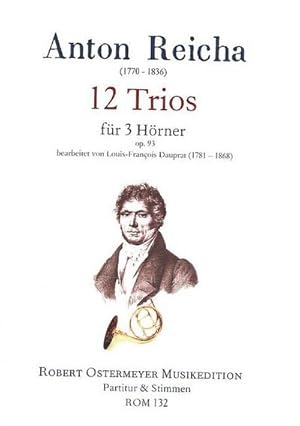 Bild des Verkufers fr 12 Trios op.93fr 3 Hrner : Partitur und Stimmen zum Verkauf von AHA-BUCH GmbH