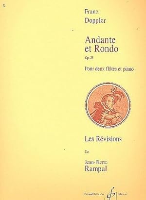 Bild des Verkufers fr Andante et Rondo op.25pour 2 flutes et piano zum Verkauf von AHA-BUCH GmbH