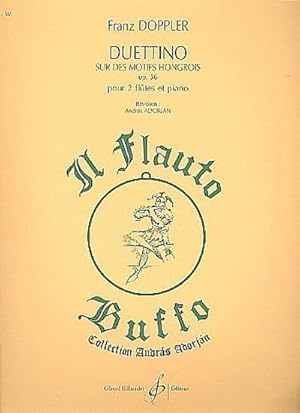 Bild des Verkufers fr Duettino sur des motifs hongrois op.36pour 2 fltes et piano zum Verkauf von AHA-BUCH GmbH