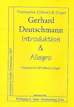 Bild des Verkufers fr Introduktion und Allegro frTrompete in B (Oboe) und Orgel zum Verkauf von AHA-BUCH GmbH