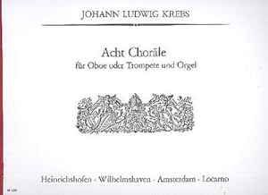 Bild des Verkufers fr 8 Chorle fr Oboe (Trp) und Orgel zum Verkauf von AHA-BUCH GmbH