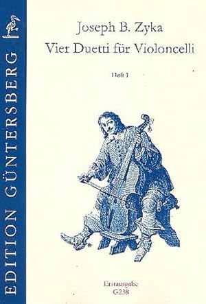 Bild des Verkufers fr 4 Duette Band 1 (Nr.1 und 2)fr 2 Violoncelli : Partitur und Stimmen zum Verkauf von AHA-BUCH GmbH