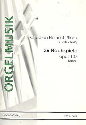 Bild des Verkufers fr 36 Nachspiele op.107 Band 1fr Orgel : Neuausgabe 2016 zum Verkauf von AHA-BUCH GmbH