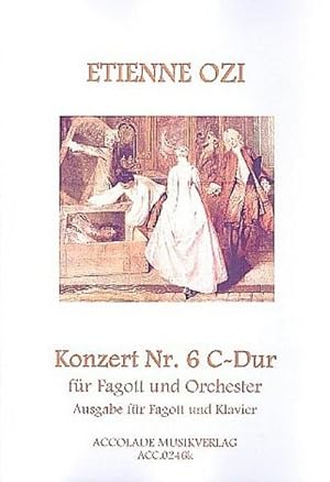 Bild des Verkufers fr Konzert C-Dur Nr.6 fr Fagott undOrchester fr Fagott und Klavier zum Verkauf von AHA-BUCH GmbH