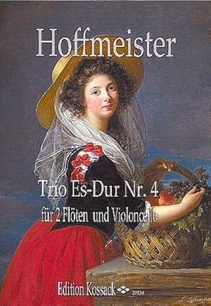 Bild des Verkufers fr Trio Es-Dur Nr.4 fr 2 Flten undVioloncello : Partitur und Stimmen zum Verkauf von AHA-BUCH GmbH