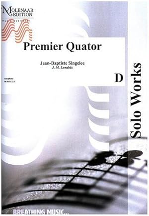 Bild des Verkufers fr Premier Quatuor op.53pour 4 saxophones (SATB) : partition et parties zum Verkauf von AHA-BUCH GmbH