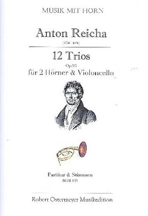 Bild des Verkufers fr 12 Trios op.93fr 2 Hrner und Violoncello : Partitur und Stimmen zum Verkauf von AHA-BUCH GmbH