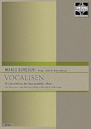 Immagine del venditore per Vocalisen in tiefer Lage Band 1 (Violinschlssel)fr Tenorhorn (Bariton) venduto da AHA-BUCH GmbH