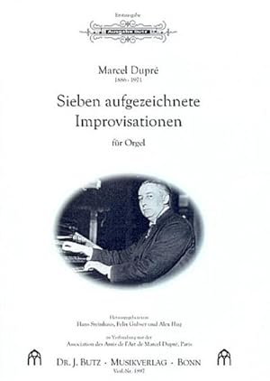 Bild des Verkufers fr 7 aufgezeichnete Improvisationenfr Orgel zum Verkauf von AHA-BUCH GmbH