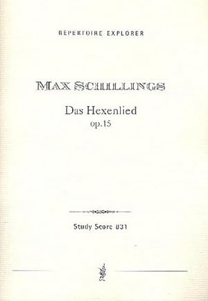 Bild des Verkufers fr Das Hexenlied op.15fr Sprecher und Orchester : Studienpartitur (dt/en) zum Verkauf von AHA-BUCH GmbH