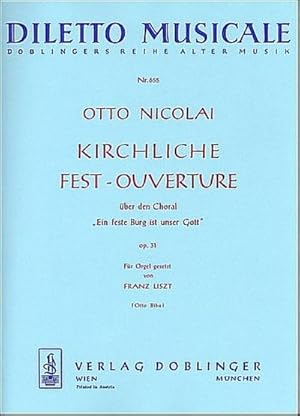 Bild des Verkufers fr Kirchliche Fest-Ouvertre ber Ein feste Burgist unser Gott op.31 fr Orgel zum Verkauf von AHA-BUCH GmbH