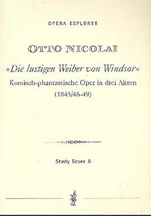 Bild des Verkufers fr Die lustigen Weiber von Windsor : Studienpartitur zum Verkauf von AHA-BUCH GmbH