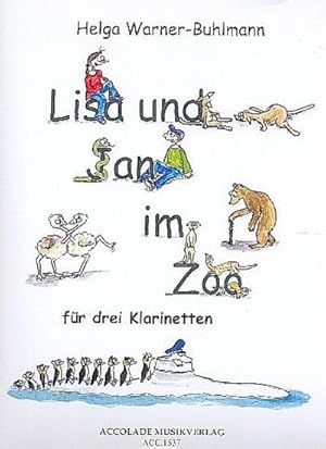 Bild des Verkufers fr Lisa und Jan im Zoofr 3 Klarinetten (Text ad lib) : Partitur und Stimmen zum Verkauf von AHA-BUCH GmbH