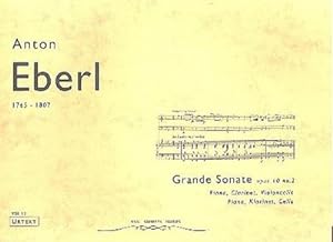 Bild des Verkufers fr Grande sonate op.10,2 fr Klarinette, Violoncello und Klavier : Stimmen zum Verkauf von AHA-BUCH GmbH