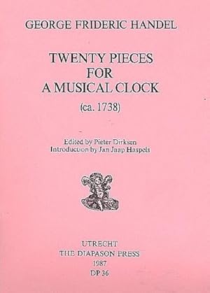 Image du vendeur pour 20 pieces for a musical clockfor cembalo (1738) mis en vente par AHA-BUCH GmbH