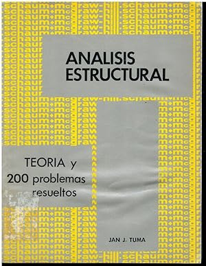 Seller image for ENLISIS ESTRUCTURAL. TEORA Y 200 PROBLEMAS RESUELTOS. Con sellos y marcas biblioteca. Trad. Guillermo Snchez Bolvar. for sale by angeles sancha libros