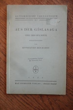 Bild des Verkufers fr Aus der Gislasaga : Gisli der Gechtete. zum Verkauf von Antiquariat Floeder